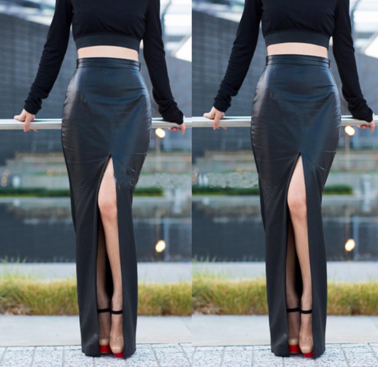 Fashion Fork Black Skirt