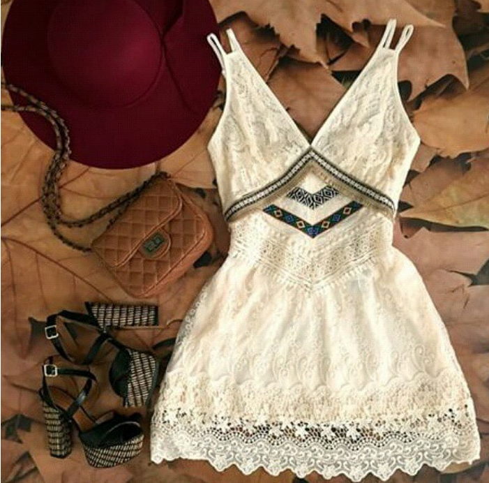 Cute Lace Dress Fashion