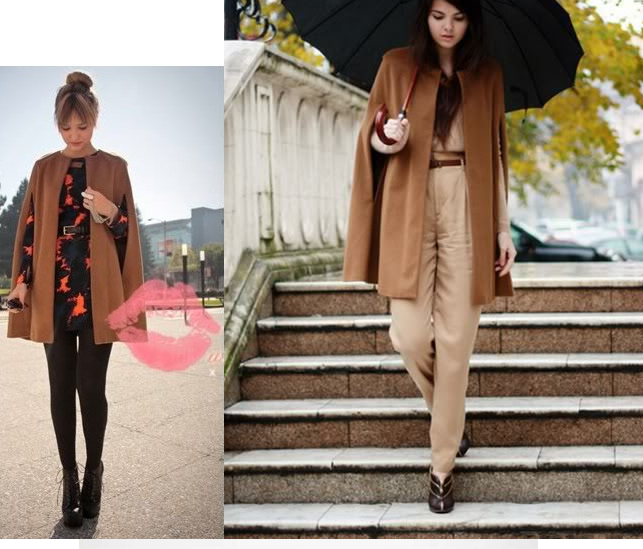 womens cape shawl coat