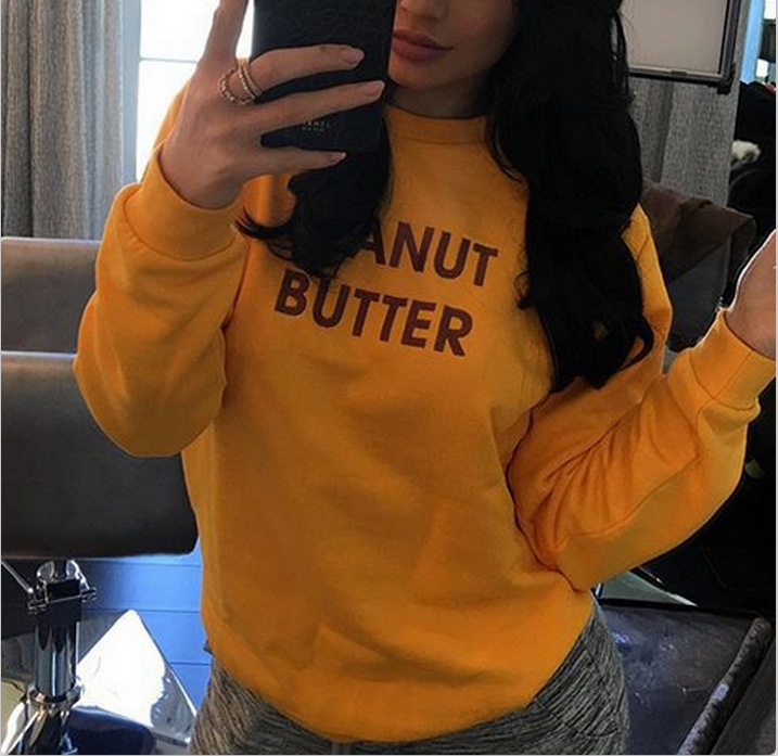 Fashion Yellow Cute Round Collar Sweater on Luulla