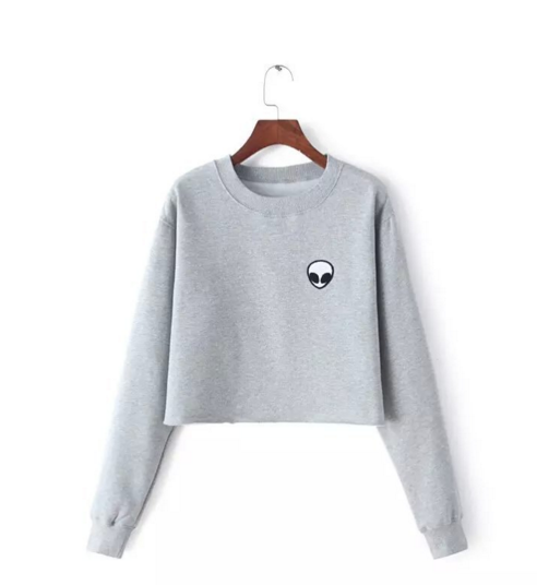 Cute Design Top Blouse Sweater Jumper Short Style