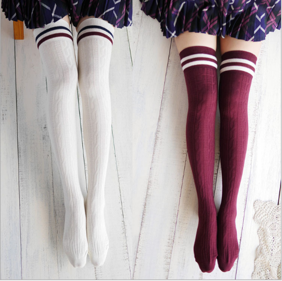 Spring and Autumn knee stockings