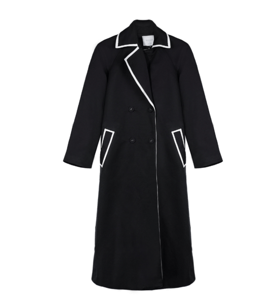 Fall Classic Suit To Receive The Waist Long - Sleeved Long Section Of Fashion Coat Female Windbreaker