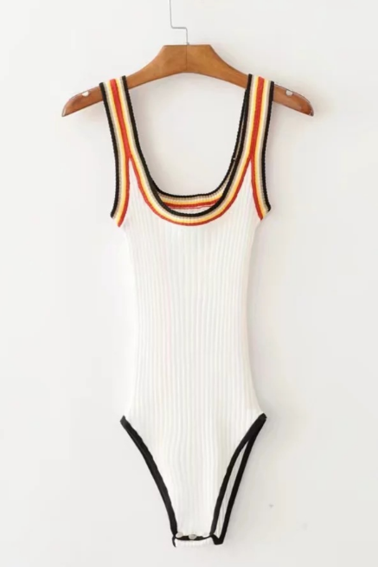 Sexy Self-cultivation Vest With Body Clothing, Wool Siamese Pants