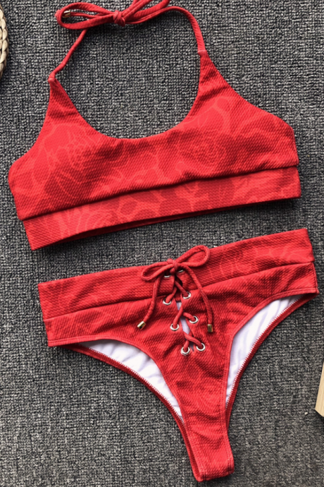 2019 new special fabric ladies swimwear bikini