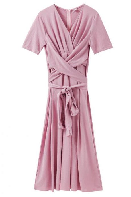 Short Sleeve Dress Design For Girls