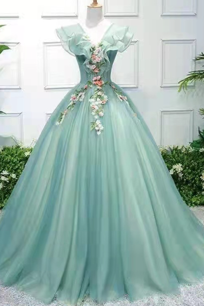 Colorful Wedding Dress New Host Performs Student Vocal Solo Art Exam Dress Puffy Skirt Long Evening Dress Girl