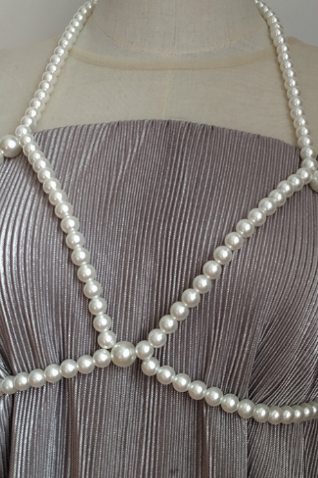 Fashion Sexy Hand-woven Pearl Small Belly Pocket To Enhance The Feelings Between Couples Is The Only Choice
