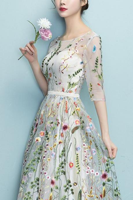 Aliexpress Dress 2023 Lace Slimming Banquet Evening Dress Temperament Host Dress Female