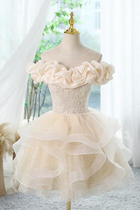 Product Strapless Waist Cinching Mini Skirt Fairy Dress Heavy Industry Birthday Dress Adult Gift Dress Homecoming Dress