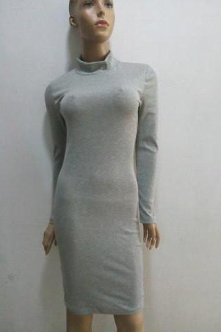 Grey Warm Dress