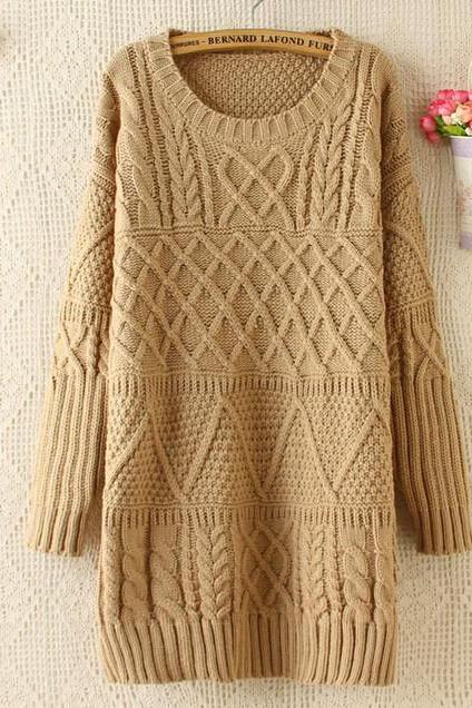 Cute Long Sweater Dress