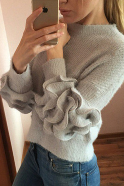 Loose Female Short Sweater