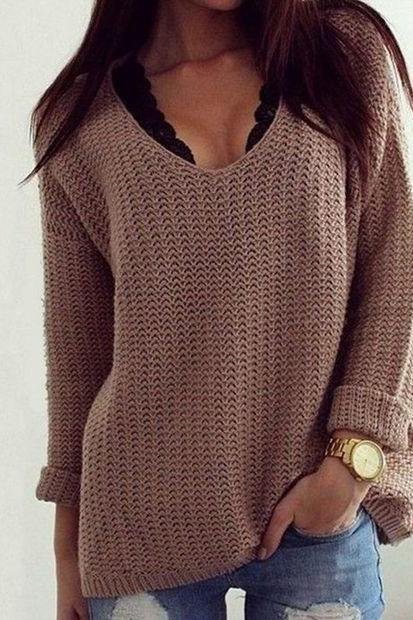 Womens Casual Long Sleeve Knitwear Jumper Cardigan Coat Jacket Sweater Pullover