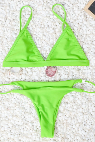 Fashion Bikini Ms. Split Two-piece Swimsuit Multi-color