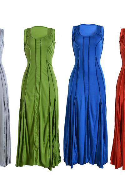 Fashion Sexy Five Color Show Body Vest Dress