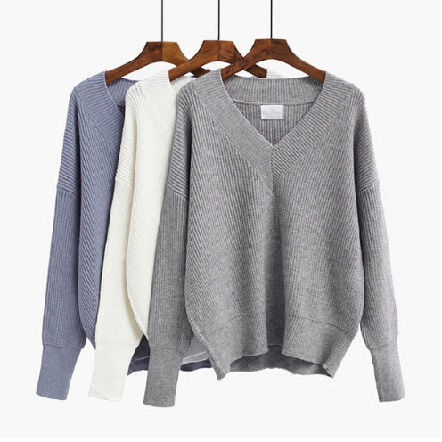 Female Short Paragraph Autumn And Winter Loose Sweater on Luulla