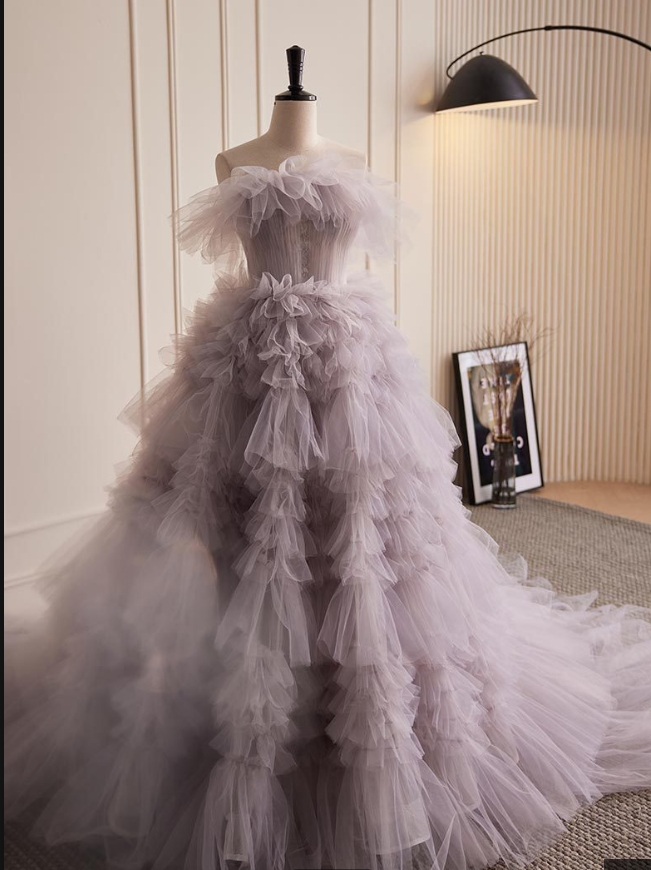 Purple Beaded Fairy Photo Shot Dress