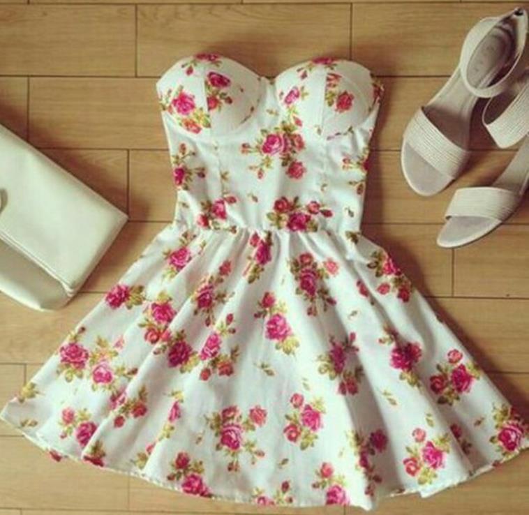 Sexy Floral Dress S680 main image 0